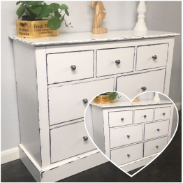 White Vintage Chest